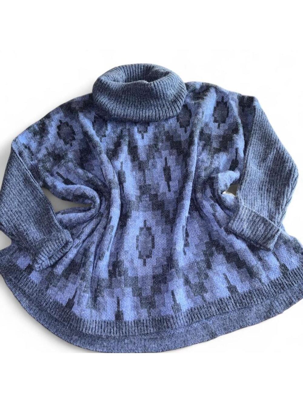 Soft Surroundings Women's Blue and Purple Jumper